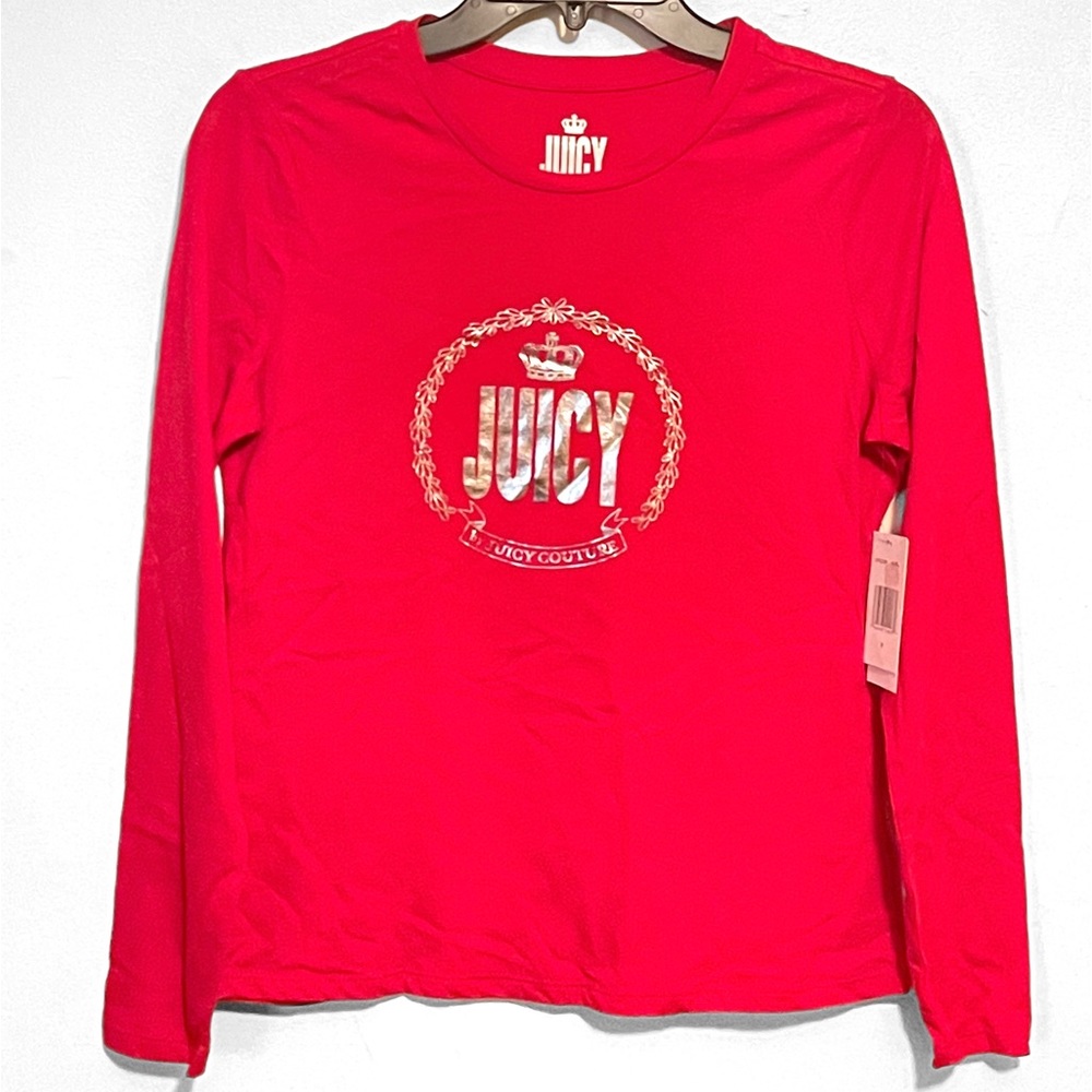 Red Juicy Long Sleeve Tee By Juicy Couture - Picture 4 of 4